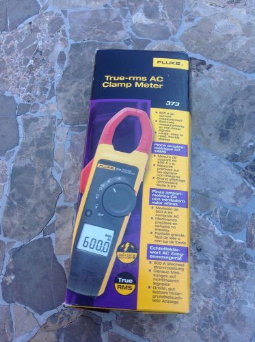 Clamp on ac meter fluke 373 true-rms 600a/600v ac clamp meter for sale