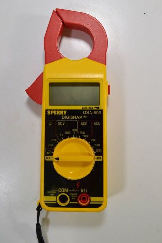 SperryDigisnap DSA600 Digital Snap-Around Meter multimeter voltage resistance