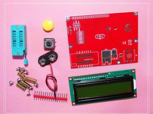 DIY Kits M168 Transistor Tester Diode Triode Capacitance ESR Meter MOS PNP NPN