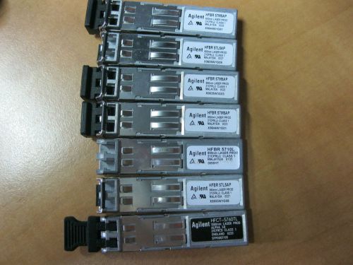 LOT OF 7 Agilent 850nm Transceiver GBIC