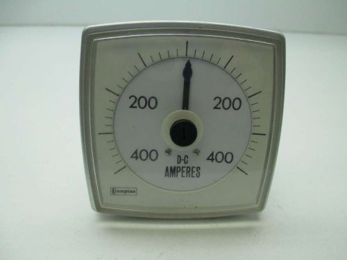 Crompton 016-05ca-gbsn 400-0-400a amp dc amperes ammeter meter d394808 for sale