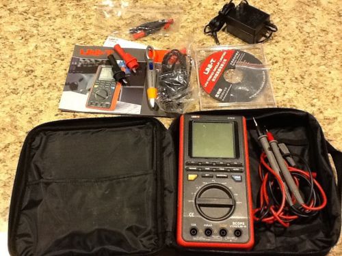 Uni-t ut81b handheld digital multi-meter w/usb/ lcd meter oscilloscope em#01 for sale