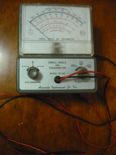VINTAGE TRACTOR, CAR, TRUCK TUNEUP DWELL TACHOMETER ACCURATE INSTRUMENT  BT162