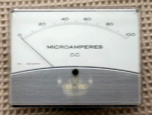 MICROAMPHERES METER D.C. 0-100