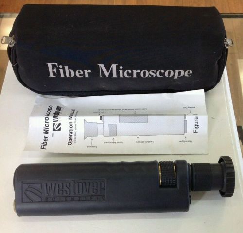 Fm-c400 westover 400x fiber microscope with case**works** for sale