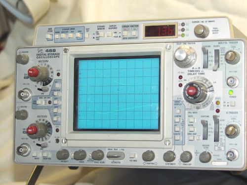 Tektronix 468 analog/digital oscilloscope, cal,warranty for sale
