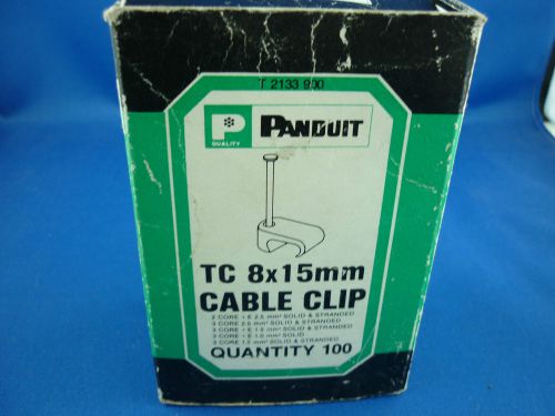 PANDUIT SWEDISH CABLE  CLIPS  ( 66 )  TC 8 x 15 mm