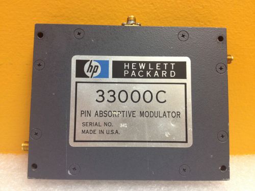 HP 33000C, 1 to 4 GHz, 35/40 dB, SMA (F) All Ports, Pin Absorptive Modulator