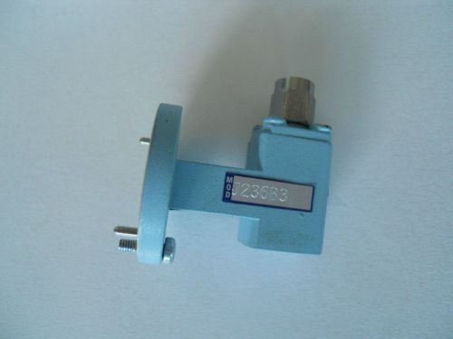 Maury Microwave J236B3 WR22-2.4mm(m) coaxial waveguide adapter 33-50 GHz