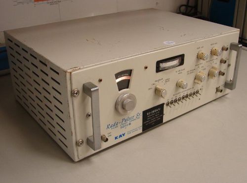 Kay elemetrics 5070b rada-pulser sr. cw/pulse gen. 16-65mhz, -1 to 102db tested for sale