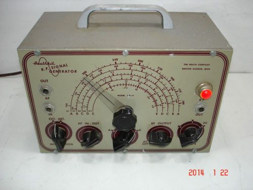 Vintage Heathkit SG-6 AM signal generator 160 kHz to 50 Mhz for ham or collector