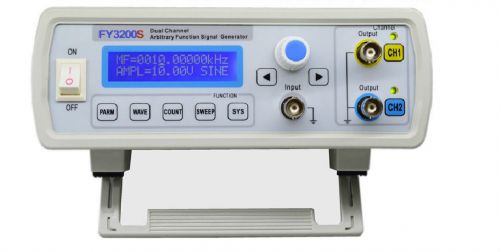 6mhz dual-channel dds function signal generator sine/square wave sweep +counter for sale