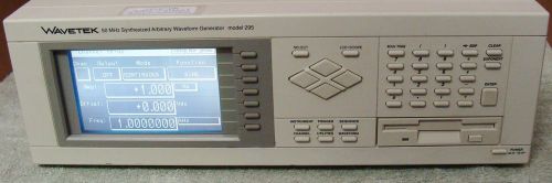 Wavetek 295 50mhz synthesized arbitrary waveform generator w/arb channel modules for sale