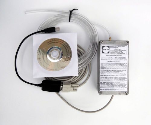 Infiltec model infra20 infrasound monitor &amp; usb adapter &amp; data logging software for sale