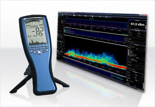 Wlan / wifi / wimax spectrum analyzer 10mhz to 6ghz, incl. antenna &amp; pc software for sale