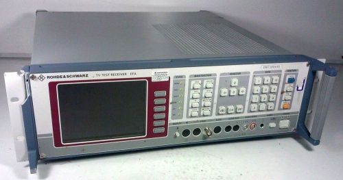 Rohde and Schwarz EFA TV Television Test Receiver 2067.3004.93
