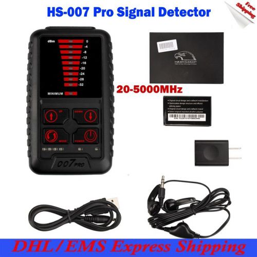 HS-007 Pro Signal Detector Hidden Bugs Wireless GSM Mobile Phone Finder Sweeper