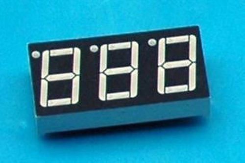 5pcs 0.56 inche tri-digit 7 segment led red display CATHODE