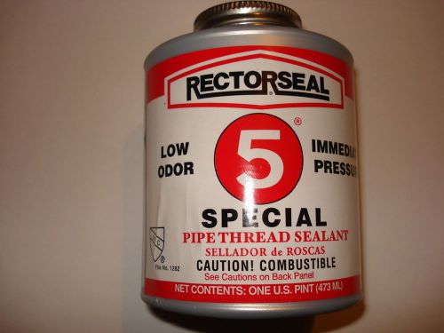 8 Cans Rectorseal 5 Pipe Thread Sealant Special 16oz Free Shipping