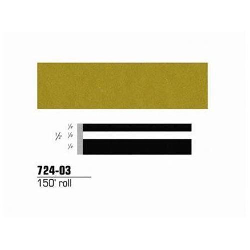 3m 72403 Scotchcal Striping Tape, Gold Metallic, 1/2&#034; X 150&#039;