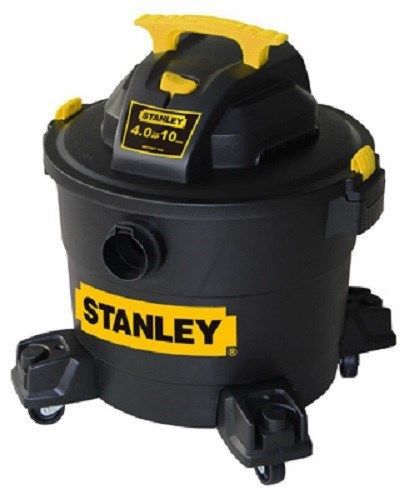 Stanley 10-Gallon 4 Peak HP 120V Wet/Dry Vac Poly Container 80-CFM