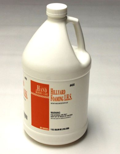 &#034;hillyard&#034; foaming i.h.s. instant hand sanitizer w/ aloe (single gallon bottle) for sale