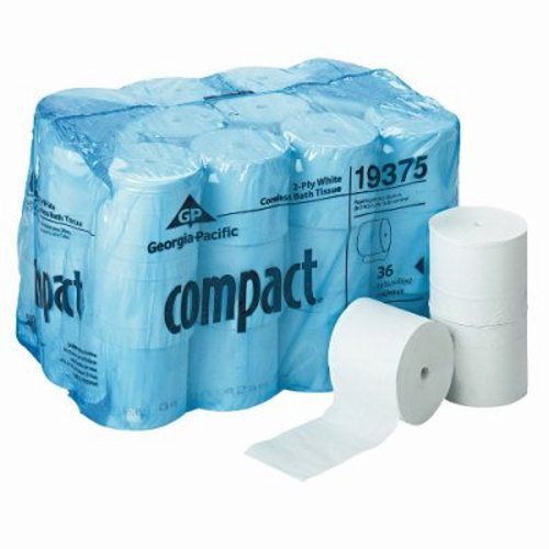 Compact Coreless 2-Ply Coreless Toilet Paper, 18 Rolls (GPC 193-78)