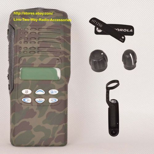 Camouflage motorola ht1250 housing (limited keypad+lcd+ribbon cable+speaker+mic) for sale