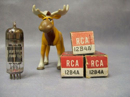 Rca 12b4a vacuum tubes  lot of 3 for sale