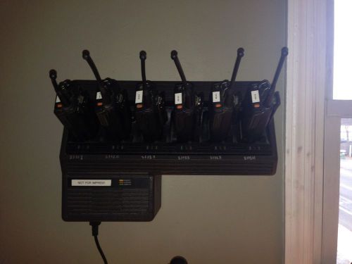 Lot of 6 motorola ht-1000 two-way radios &#034;dn&#034; 16 channel uhf free programming!!! for sale