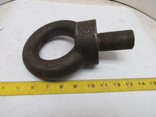 Eye bolt lifting w/shoulder drop forge carbon steel m36x1.5mm 65mm shank used for sale