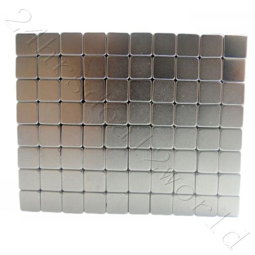 2000pcs 5mm x 5mm x 1mm Block Cuboid Rare Earth Neodymium N35 Magnets For Craft