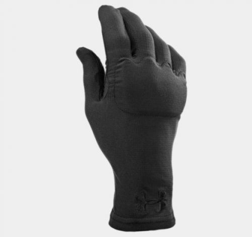 Under Armour 1242664 Men&#039;s Small Black Tactical HeatGear Liner Gloves