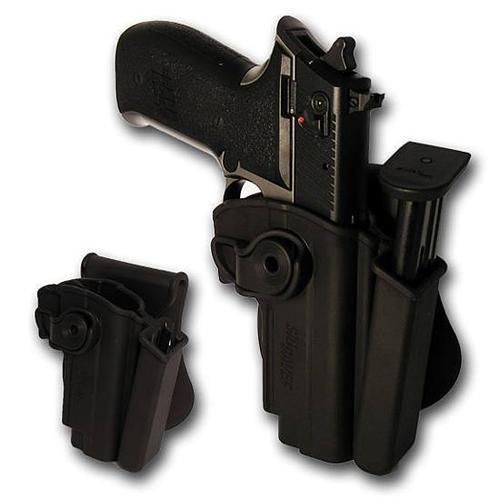 Sig Sauer HOL-MOS-IMP-BLK Polymer RH Black Mosquito Paddle Holster W/Mag Pouch