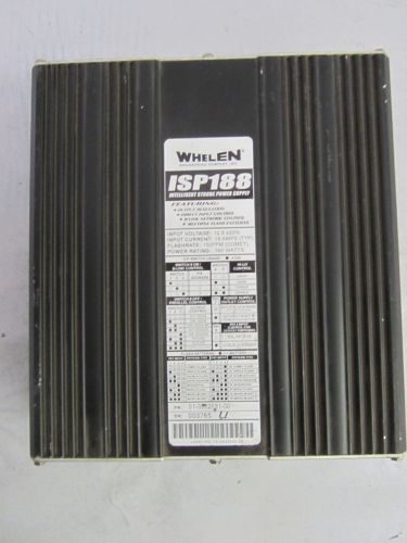 Whelen ISP188 Intelligent Strobe Power Supply 8 Outlet, 16 Patterns, 180W Output