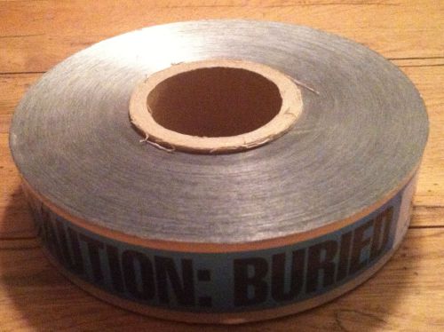 Hanson 16600 detectable underground tape 1000ft caution: buried water line for sale