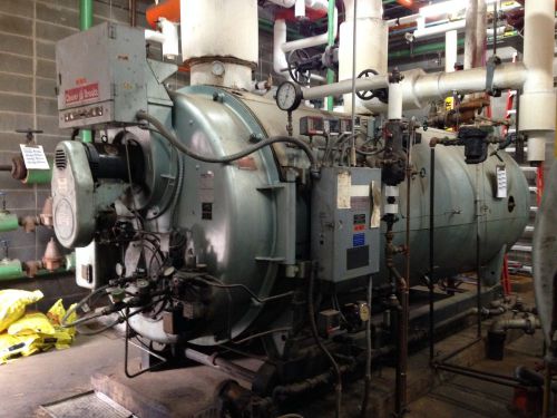 Cleaver Brooks CB Packaged Oil Fired Boiler Model CB-150Hp Set For Steam/Heat