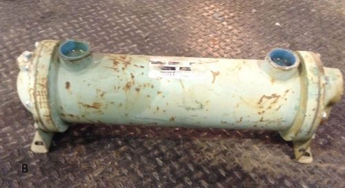 Rexnord Tube &amp; Shell Heat Exchanger 1002-C6-T cu Shell 250 PSI Tube 150 PSI