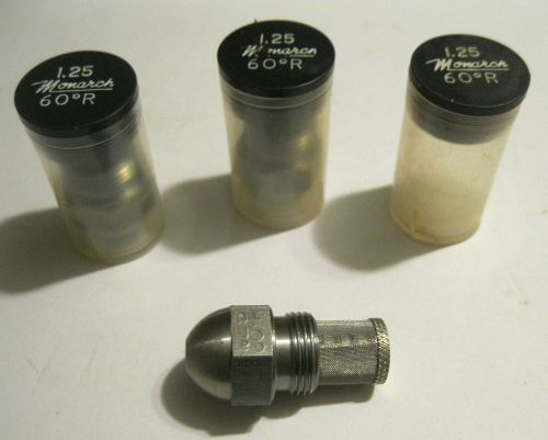 3 monarch 1.25 / 60 r oil burner nozzles for heater furnace for sale