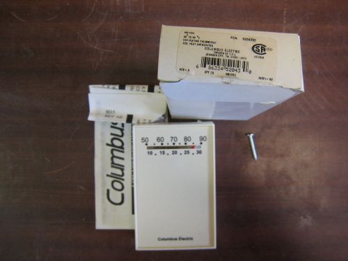 Columbus electric mb120s 24v heating thermostat new free shipping for sale