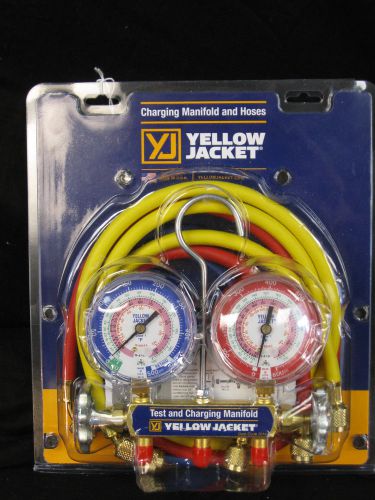 Yellow jacket charging manifold &amp; hoses for sale