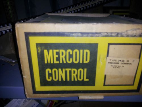 Mercoid control type daw-22 pressure control new in box for sale