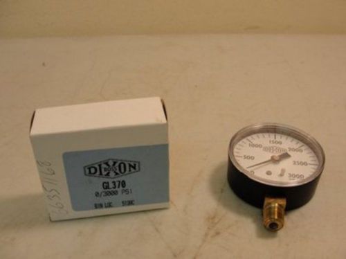 8436 New In Box, Dixon GL370 Pressure Gauge 3000psi 1/4&#034; NPT