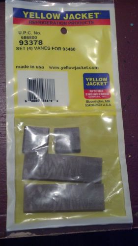 Vacuum Pump Vanes, 8 CFM Yellow Jacket, PART# 93378, MODELS 93480 and 93580