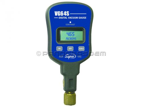 Supco VG64S Vacuum Gauge With Single Port, Digital Display 0-12000 microns