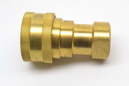 PARKER BH6-60 28GPM BRASS QUICK DISCONNECT COUPLER 3/4 IN NPT FITTING B369870