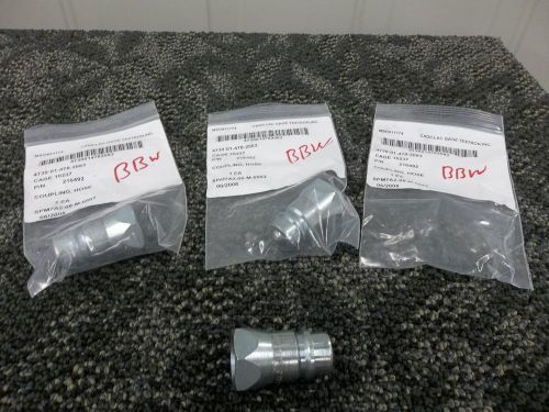 3 PIONEER 1/2 -14 1.5&#034; NPTF HYDRAULIC HOSE FITTING COUPLING COUPLER 8010-4 NEW