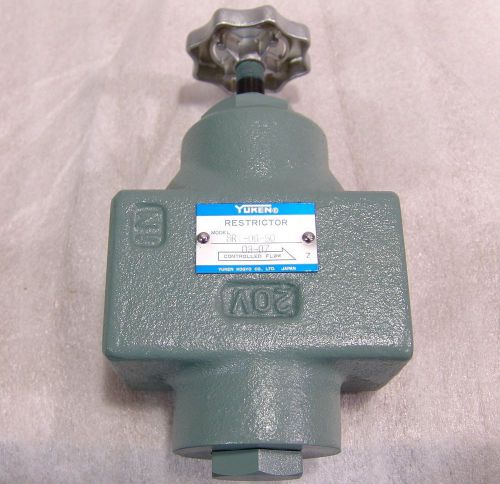 Hydraulic restrictor valve , Yuken SRT-06-50