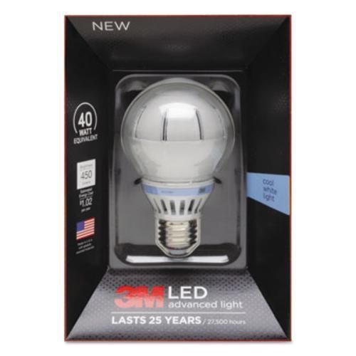 3m rra19a4 led advanced light bulbs a-19, 40 watts, cool for sale