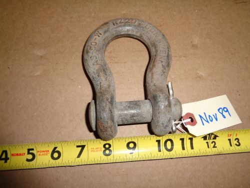 Anderson clevis screw pin anchor shackle 7/8&#034; pin dia. nov89 for sale